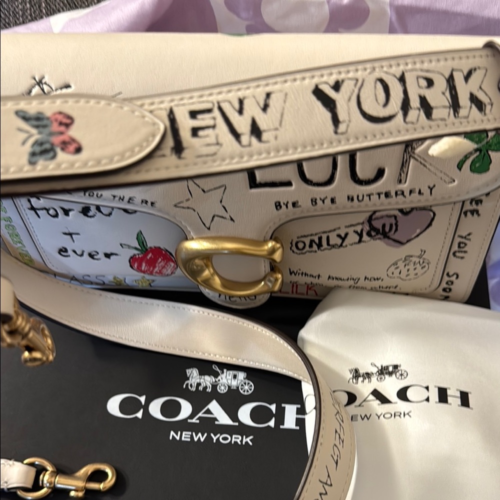 Coach Multicolor Graffiti Shoulder Bag - Picture 3 of 11